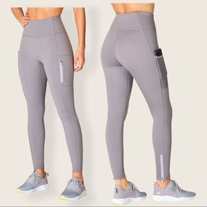 Fabletics Gray High-Waisted Leggings